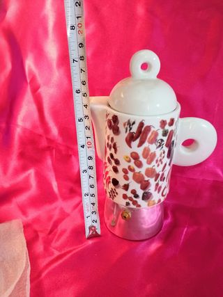 Caffettiera Moka: Alluminio e Porcellana