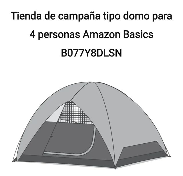 Tenda a cupola per 4 persone Amazon Basics