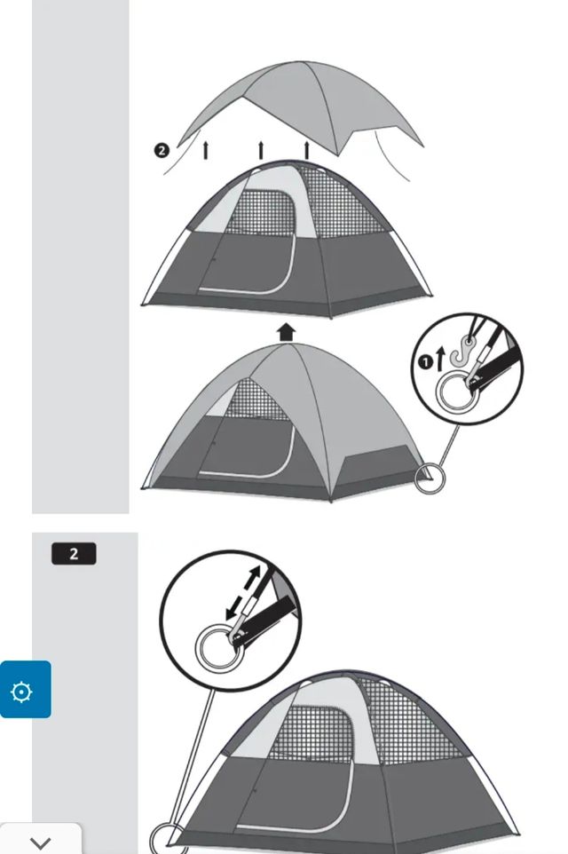 Tenda a cupola per 4 persone Amazon Basics
