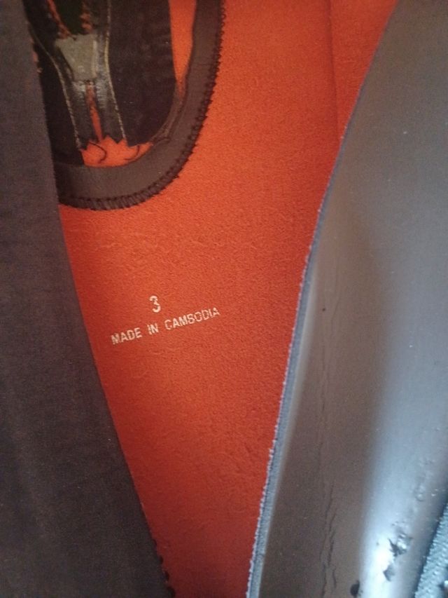 Traje neopreno buceo 5mm - usado negociable!!!