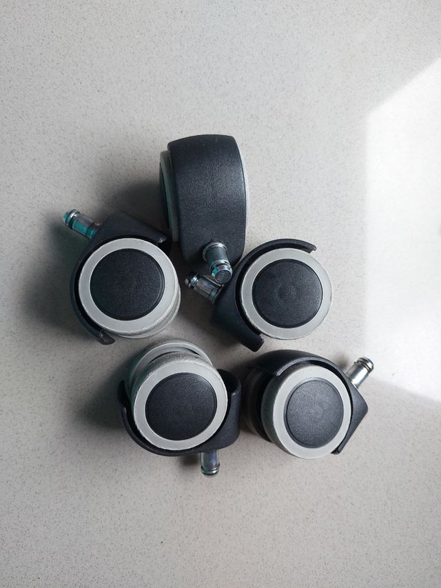 Ruedas giratorias silla oficina