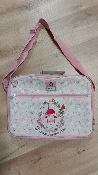 Bolso Enso niña, rosa-blanco