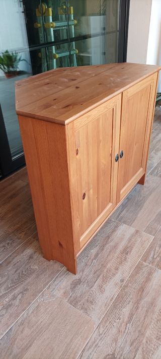Mueble esquinero Ikea madera