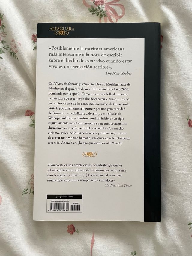 Mi año de descanso y relajación