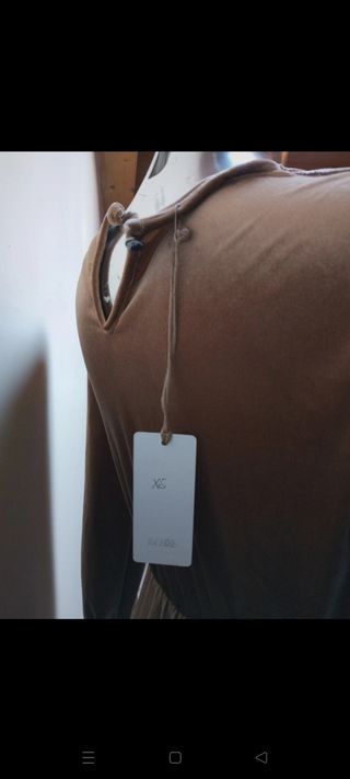 Vestito elegante beige donna