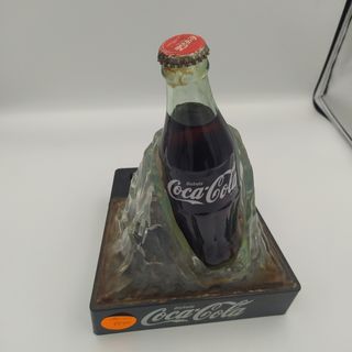 BOTELLA DE COCA-COLA CON SOPORTE DE METACRILATO