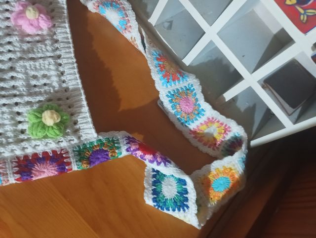 Bolso crochet multicolor