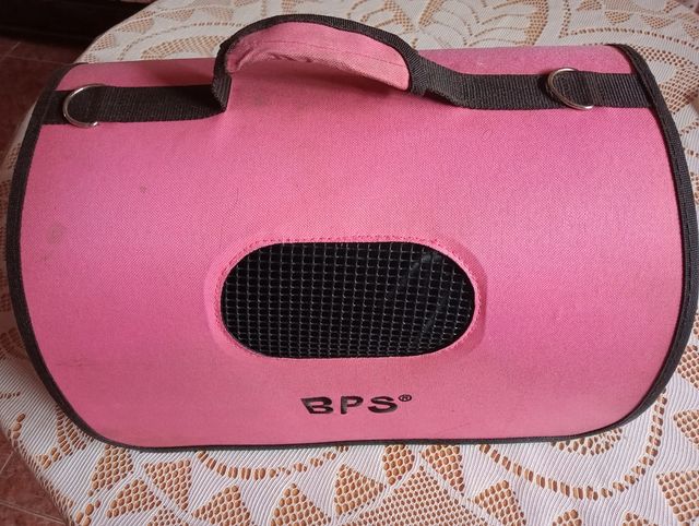 Transportín rosa para gatos