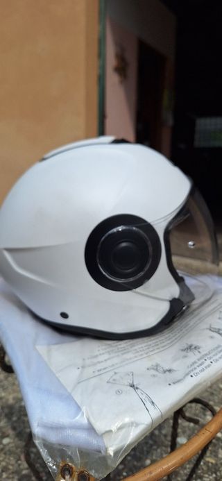 Casco moto jet HJC tg.L bianco