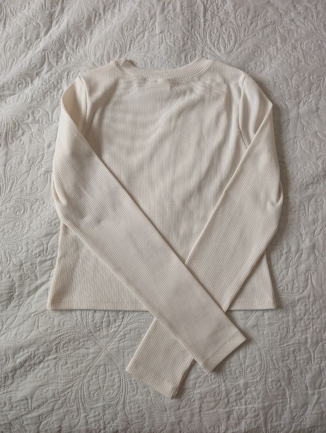Top blanco H&M - Talla M