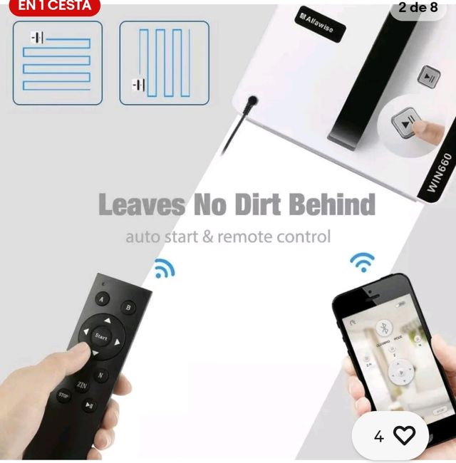 Alfawise Win660 - Robot Limpiaventanas