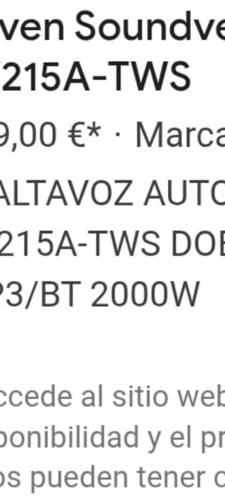 Altavoz Seven Soundvector SV215A-TWS