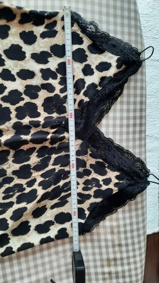 Top Zara lencero leopardo M