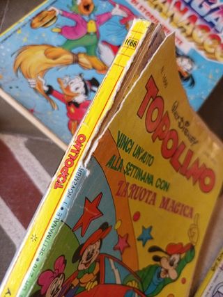 Lote 6× Topolino (años 80-80)