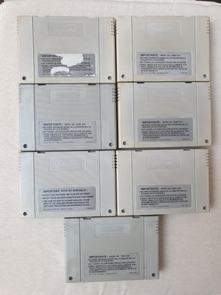 Lote pack 3 Juegos Super Nintendo Snes Pal. LEER.