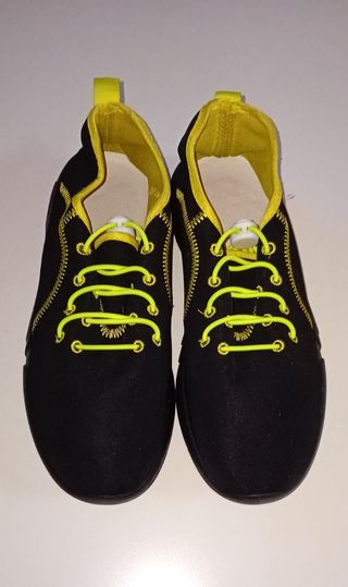 Zapatillas Hipps negras/amarillas