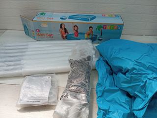 Intex Piscina Desmontable Cuadrada Tubular Infanti