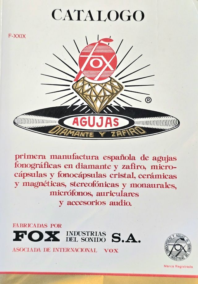 Aguja Tocadiscos FOX 903 DST-W Diamante AIWA