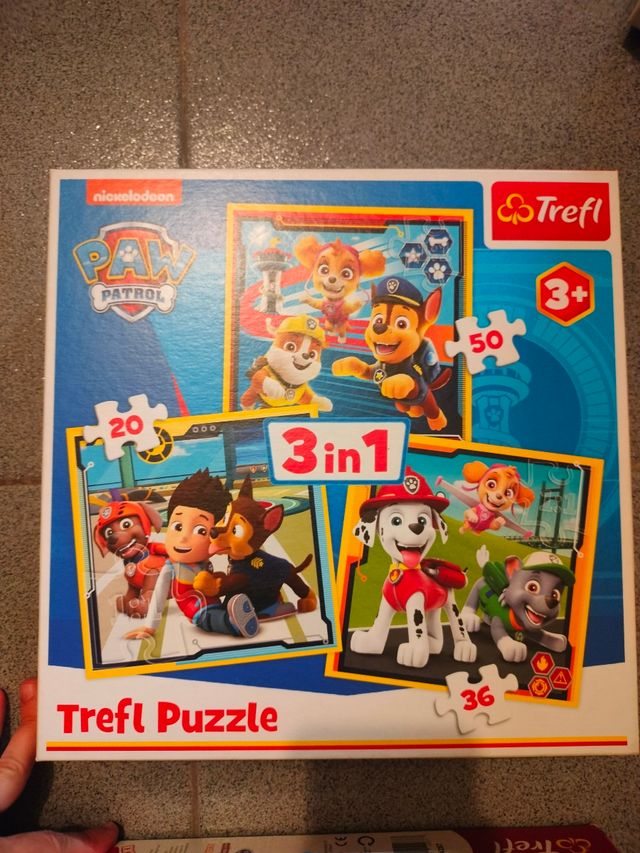 Puzzle Patrulla Canina 3 en 1