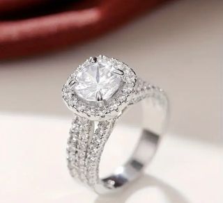 Anillo de compromiso plata 💍