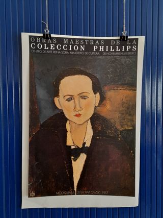 Cartel Exposición Colección Phillips