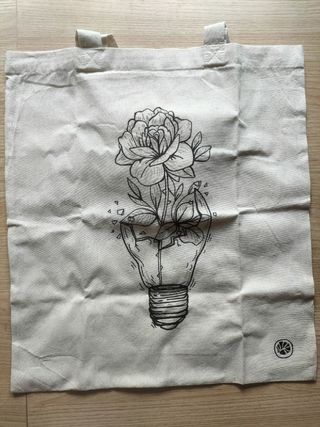 Tote bag flor