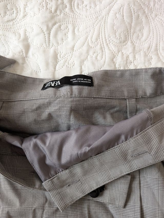 Minifalda gris Zara - M