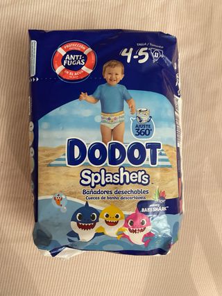 4 paquetes Dodot Splashers 4-5 Pañales Baño