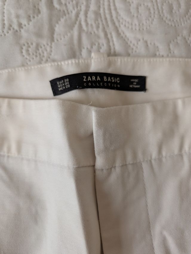 Pantalones Zara blancos - Talla M