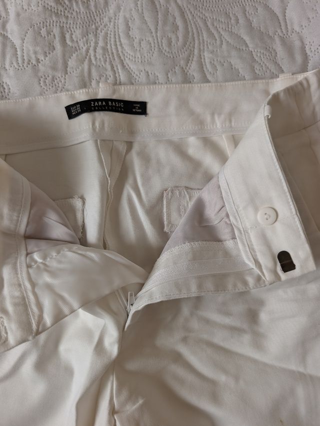 Pantalones Zara blancos - Talla M