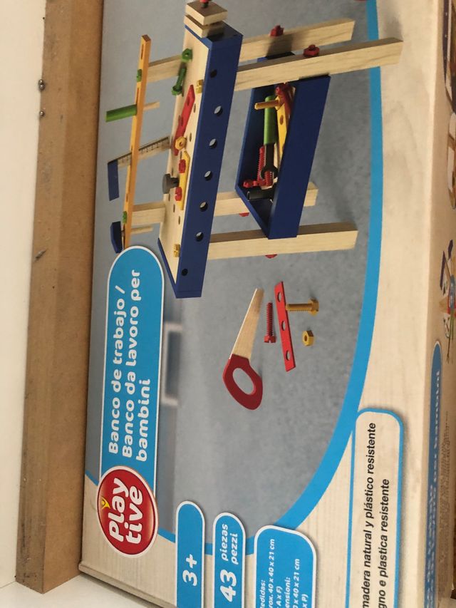 Banco trabajo Playtive - 43 piezas