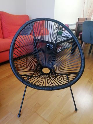 Silla Acapulco negra