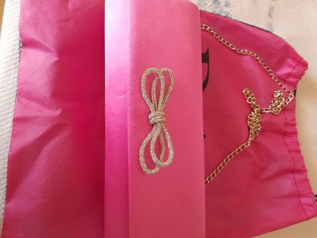 Pochette rosa - Elegante e scintillante