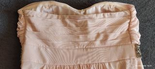 Vestido rosa corto tul