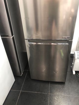 Nevera LG acero inoxidable