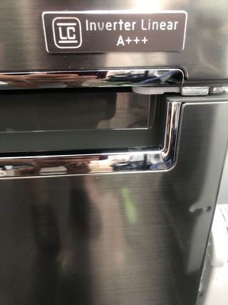 Nevera LG acero inoxidable