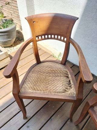 2 Butacas Teca Natural - Vintage