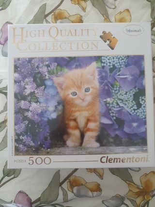 Rompecabezas Gato 500 piezas Clementoni