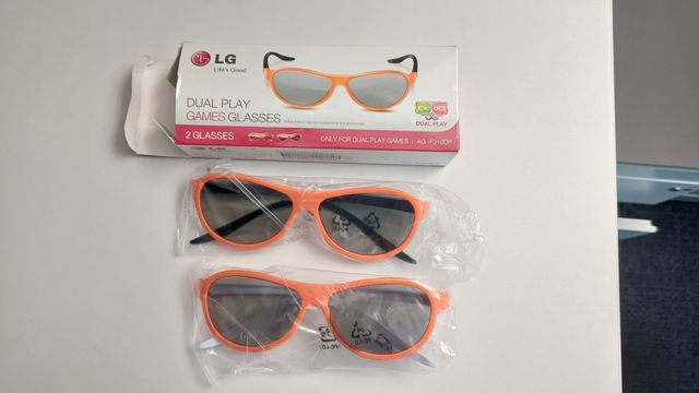 Occhiali LG Dual Play x2