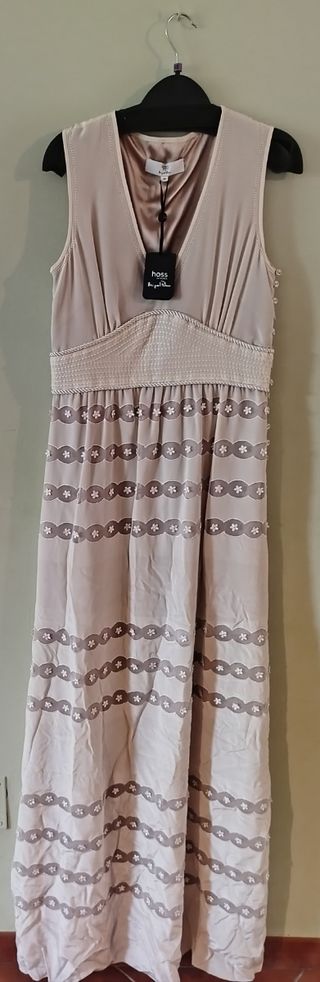Vestido Miguel Palacio/HOSS seda blanco