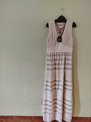 Vestido Miguel Palacio/HOSS seda blanco