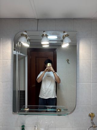 Espejo baño vintage