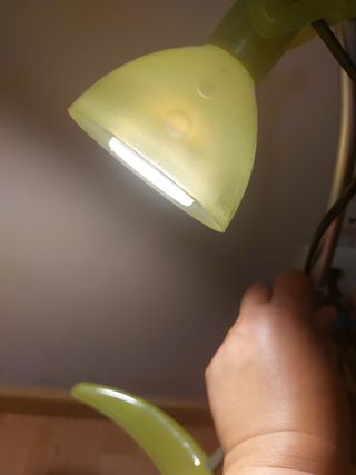 Flexo escritorio verde - Lámpara flexible