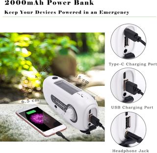 Radio manivela solar NNOOAADIO