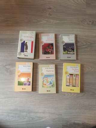 6 libros clásicos 10 € o 2€ la unidad