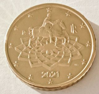 Italia 2021, Moneda 50 céntimos