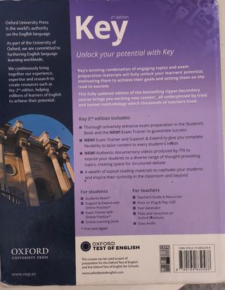 Key to Bachillerato 2. Student's Book. 2 Edition