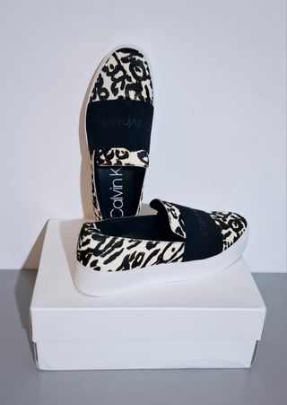 Scarpe Calvin Klein - Slip on Leopardo