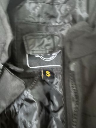 Cazadora moto TRY negra