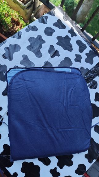 Cojines sillas jardín - Azul y Blanco